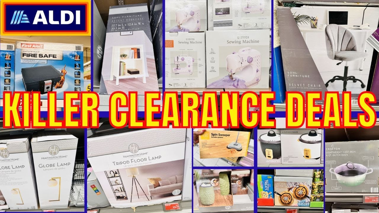 🔥😱ALDI CLEARANCE SHOP WITH ME🔥😱KILLER ALDI CLEARANCE RUN DEALS🏃🏽‍♀️🏃🏽‍♀️