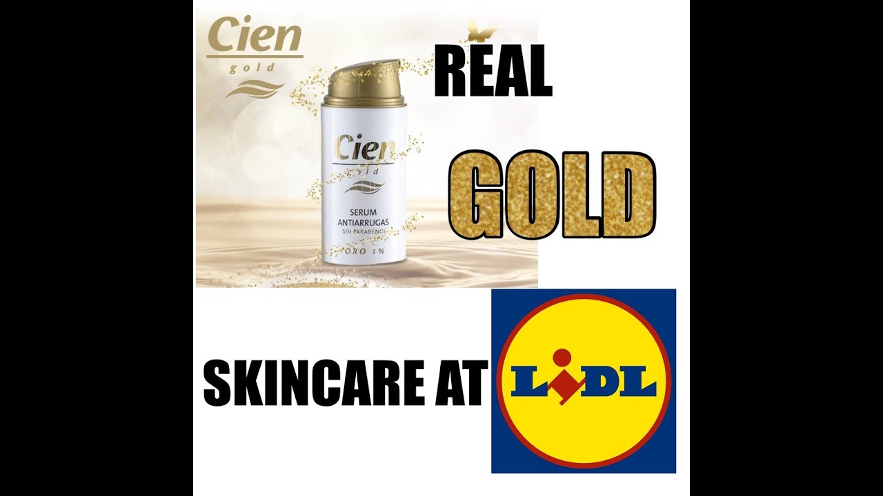 Real Gold Beauty Products at Lidl! Cien Gold review - YouTube