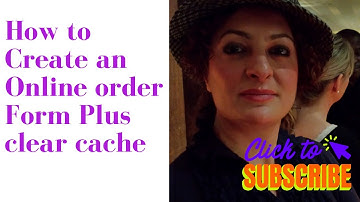 How to create an online order form plus clear cache  #onlinebusiness #seo #wordpress #traffic