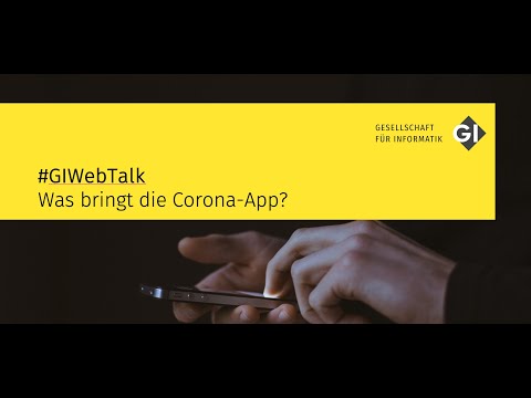 #GIWebTalk – Was bringt die Corona App?