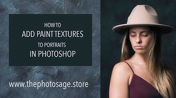 HOW TO ADD PAINT TEXTURE TO PHOTOS IN PHOTOSHOP