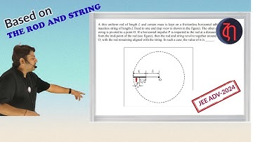 2024P1Q13 | THE ROD AND STRING | MECHANICS | JEE ADV 2024 | TACHYON PHYSICS