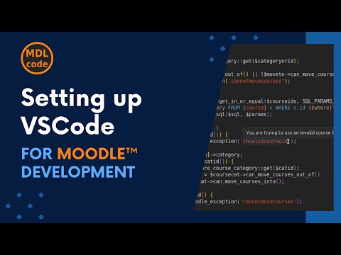 Setting up VSCode for Moodle™ Development