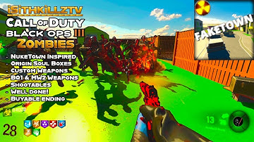 NEW FakeTown by Vuflub is NukeTown with a very cool ending! - Bo3 custom zombies