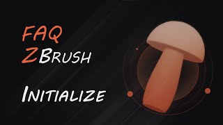 Initialize И Polymesh В Zbrush | Faq-4