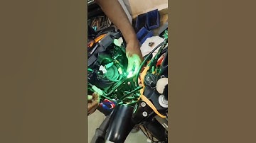 Multipurpose colour LED light install bajaj pulsar ns 125bs6 # short # trading video # ns125