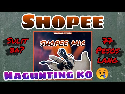 SHOPEE UNBOXING GONE WRONG|SIKAT NA J&T PA!!!| 77 PESOS NA MIC SA SHOPEE|SULIT NGA BA?|Mr.Popo