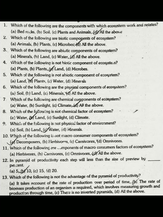 Fybcom sem 1 environmental studies evs mcq s with answer s