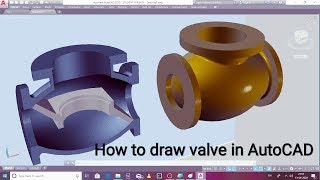 how to draw valve in AutoCAD #thamizhgrid