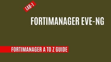 How to Install and Configure FortiManager in EVE-NG – Fix probe failed