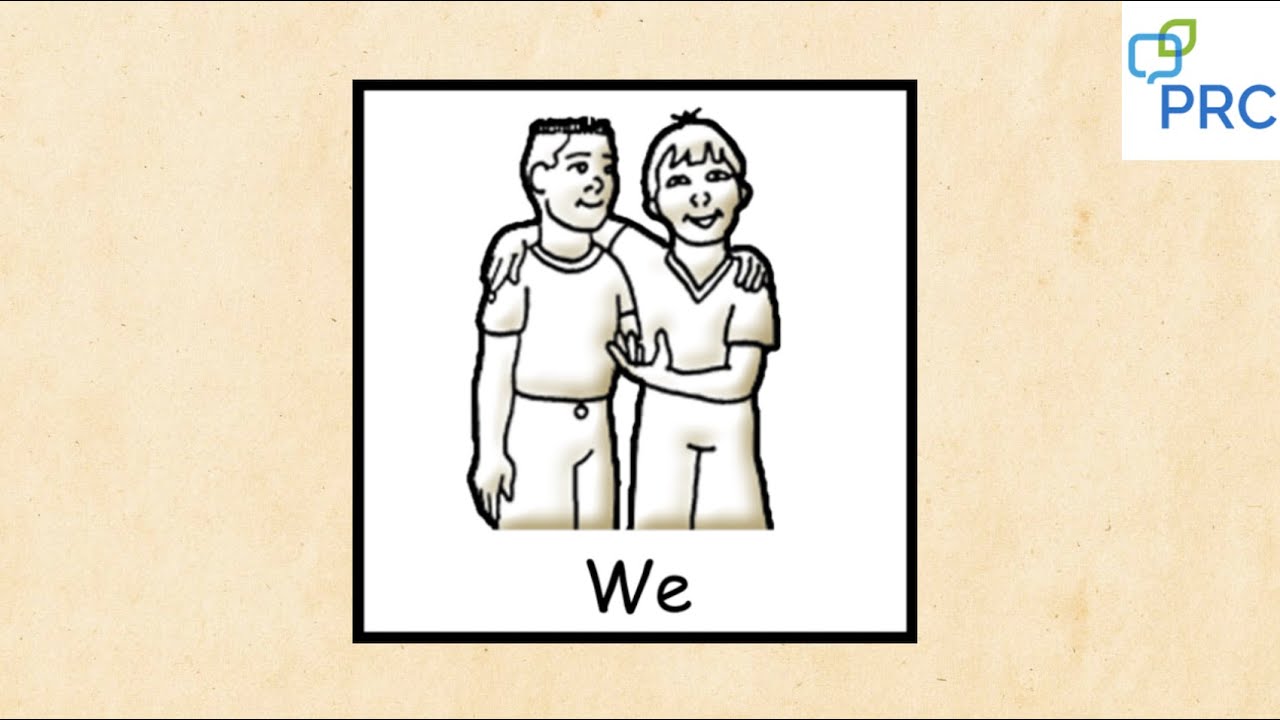 We - They | Core Vocabulary Song | Minspeak Symbols | PRC's UNITY ...