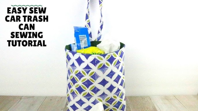 Mini Car Trash Can - Easy DIY Gift PDF Pattern Only Download
