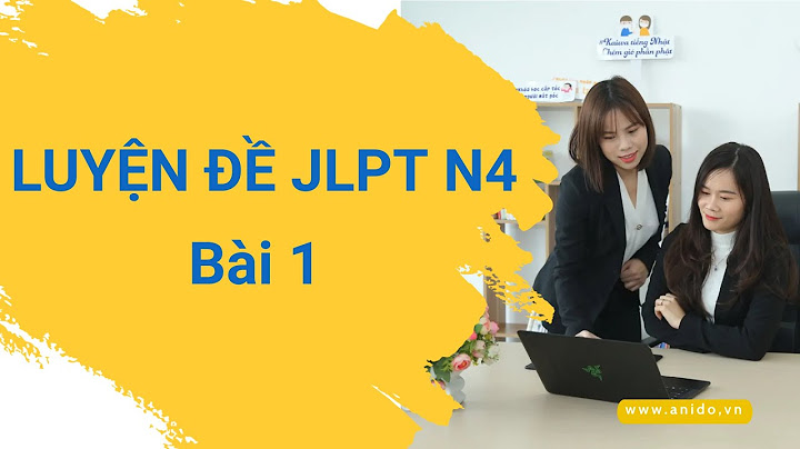 Bài tập luyện thi jlpt n4 miễn phí