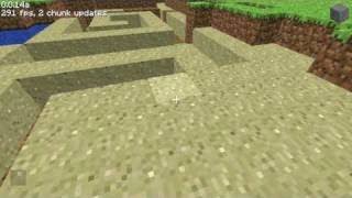 Minecraft water flow test