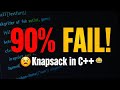 Why 90% Fail to Solve This — Mastering the Knapsack Problem in C++