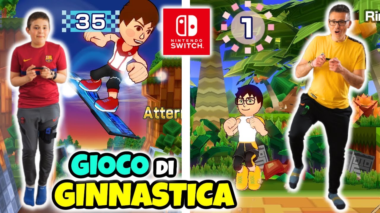 FACCIAMO GINNASTICA GIOCANDO con la Nintendo Switch a Family Trainer 