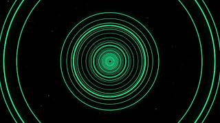 Hi tech circle tunnel background for VJ or dance music entertainment