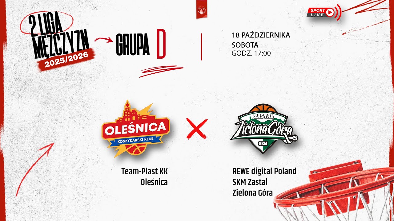 Team-Plast KK Oleśnica - REWE digital Poland SKM Zastal Zielona Góra (2 LM)