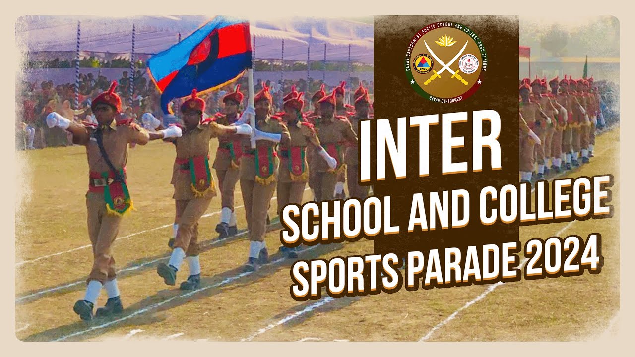 Inter School And College Sports Parade || 2024 || SCPSC BNCC PLATOONS
