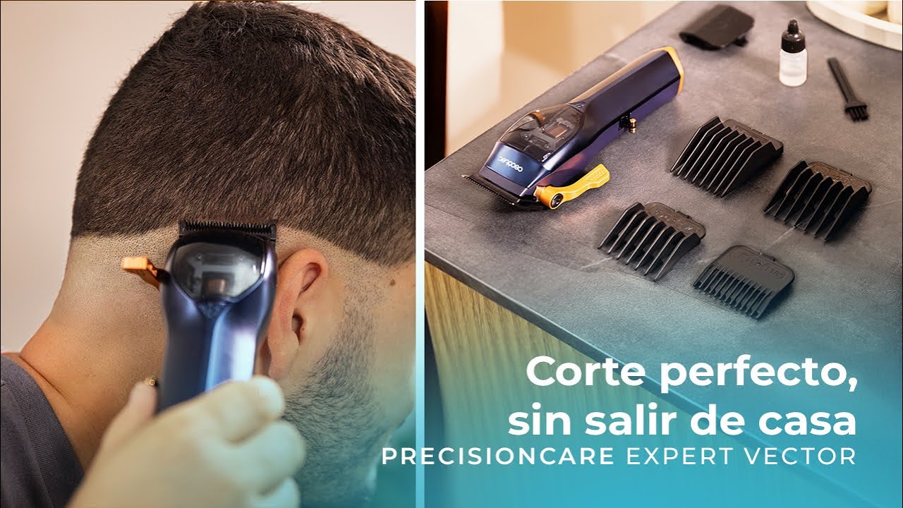 Cortapelos PrecisionCare Expert Vector, con motor vector magn&eacute;tico de 9200 rpm, cuchilla DLC