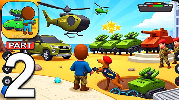 Artillery Defense - Gameplay Walkthrough Part 2 - Base Defense Commander (iOS, Android)