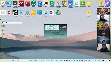 Riset Operasi - Program Linier dengan POM QM