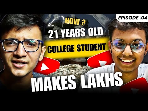 21 Yr old @AkashMajumderr making lakhs/Month through You tube - How? | The Art of Money EP #4