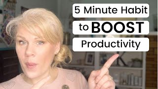 The One Small Habit You Need to Become Highly Productive in Your Business | Marcy K, MomBOSS