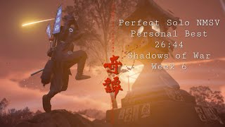 Shadows of War (Week 6) PB (26:44) Perfect Solo NMSV #7 | Ghost of Tsushima: Legends