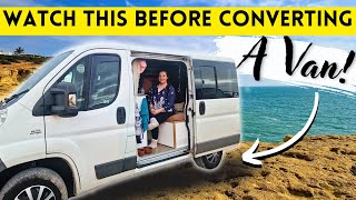 Watch This BEFORE Converting A CamperVan | Van Build Tips & Tricks