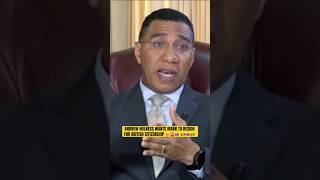 Andrew Holness Wants Mark Golding To Resign For Mark Golding British Citizenship #andrewholness