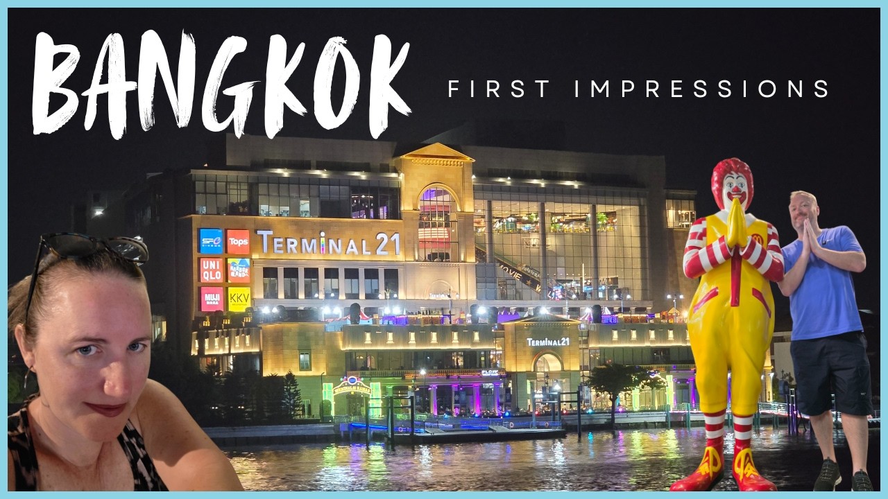 Первые впечатления от Бангкока: уличная еда и дорожное движение!