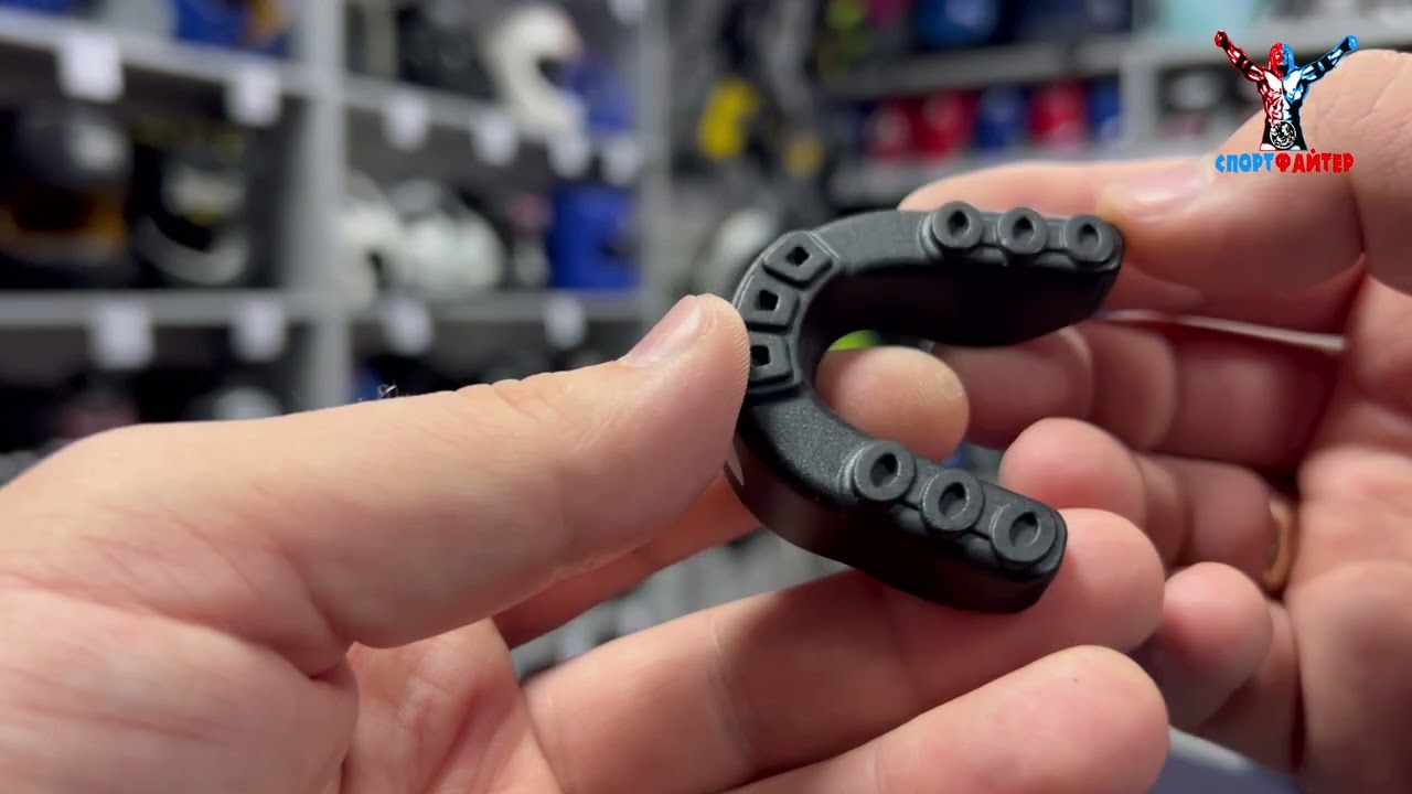 Капа Flamma Blizzard чёр-бел c зубами