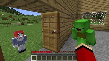 Security House vs BLOOP.EXE in Minecraft - Maizen JJ and Mikey