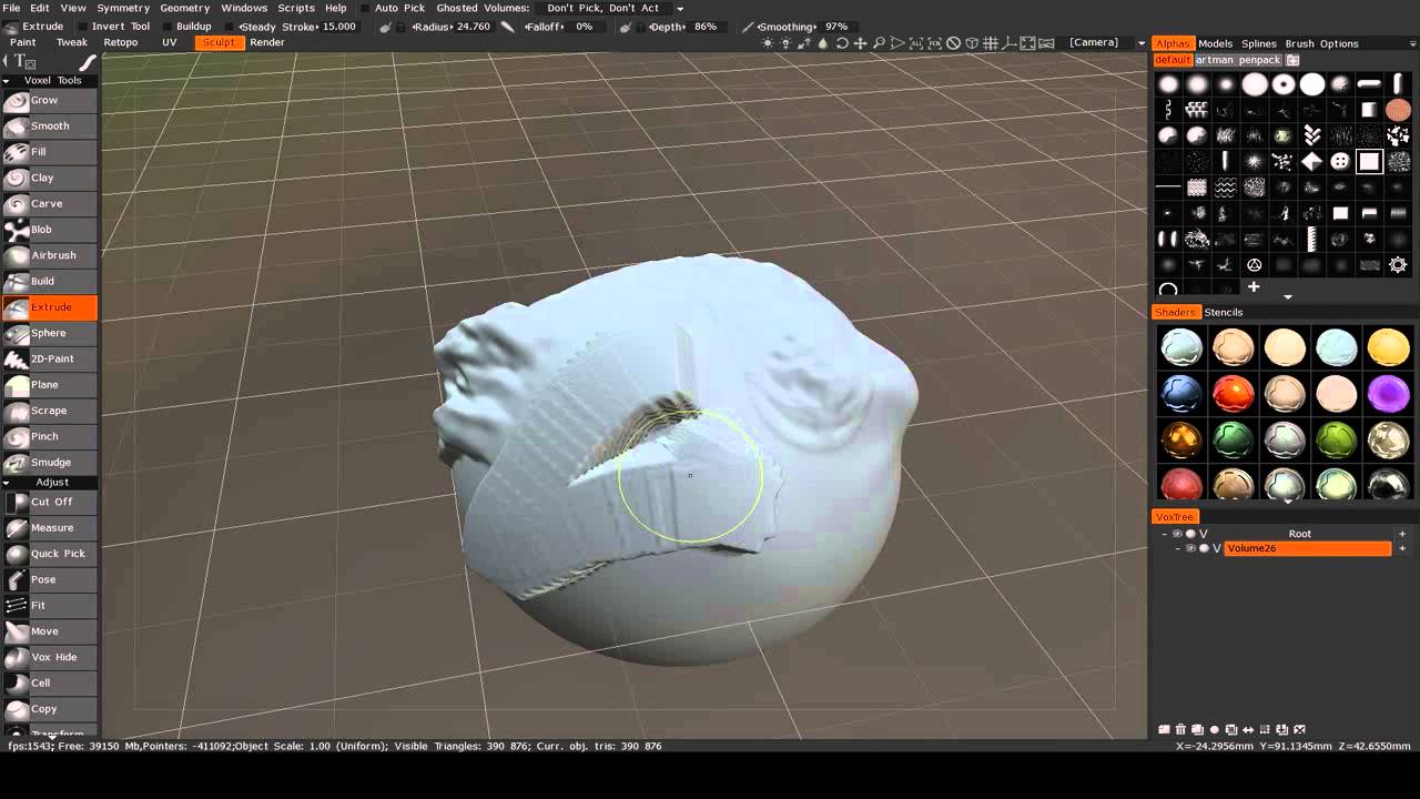 3d coat vs zbrush voxel sculpting