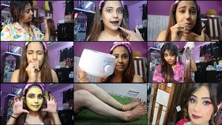 Glowup Routine before wedding 🤩 hair removal,teeth whitening, hair colorll Akanksha soni