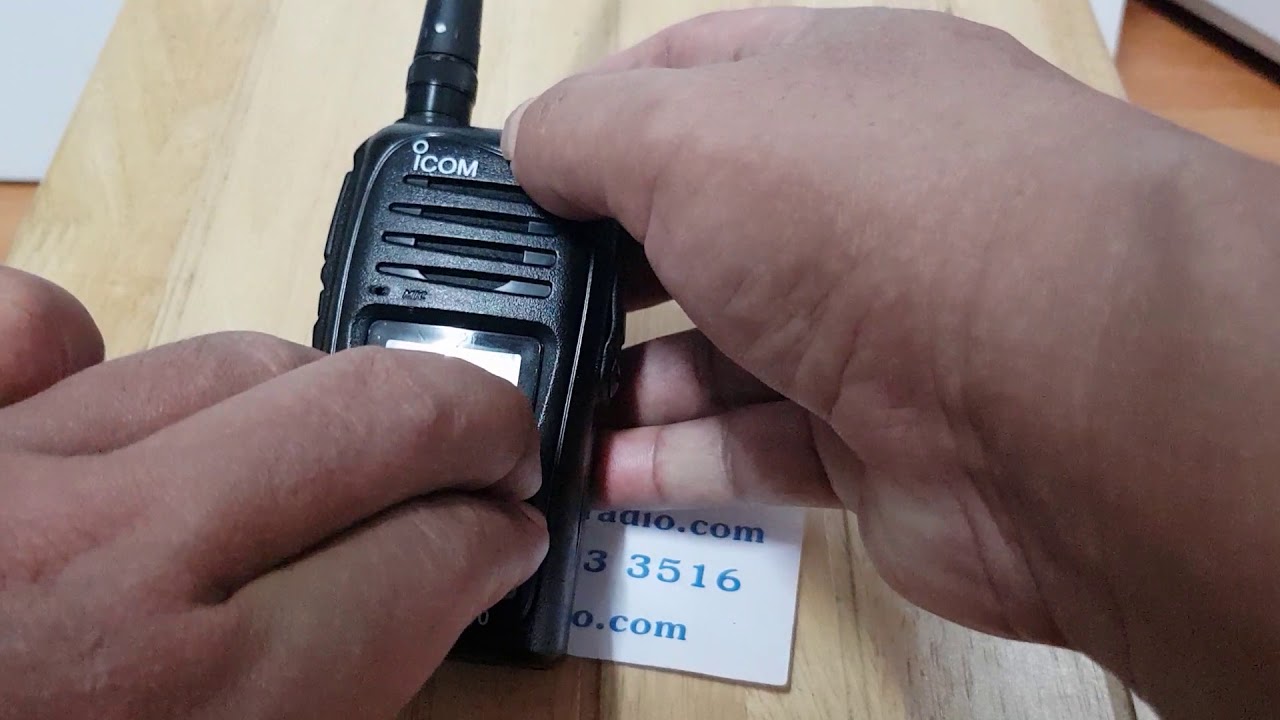 วิธีปรับเกนไมค์ Icom 270