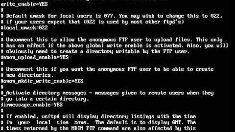 Установка FTP сервера на Linux