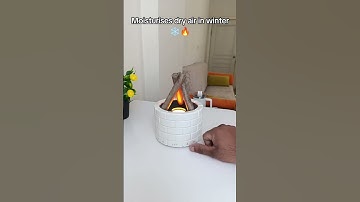 Bring peace to your interior with relaxing scents#bonfire #flamediffuser #aromatherapy #diffuser