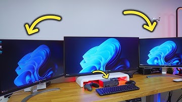 3 MONITORS and 2 Computers with 1 Keyboard and Mouse 👀 | iDock D23