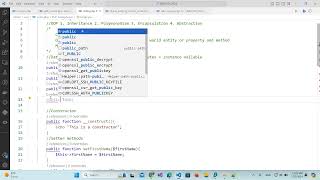 Web Application Development | Basic PHP OOP Create class object property and method members Part I