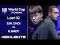 [Sharm El Sheikh World Cup 3-Cushion 2021] Last 32 - CHOI Sung Won vs Riad NADY. H/L