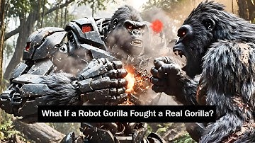What If a Robot Gorilla Fought a Real Gorilla?