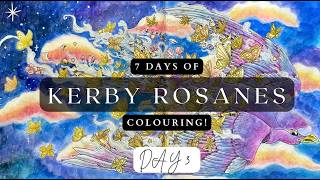 Day 3 of '7 Days of Adult Coloring in Kerby Rosanes' Books'! screenshot 5