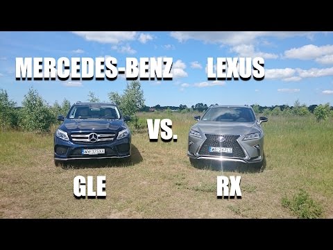 Mercedes-Benz GLE vs. Lexus RX (ENG) - side by side comparison