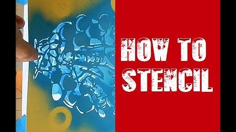 How To: Multi-Layer Stencil & Spray Time Lapse - Wasp Graffiti Spray