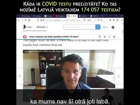 Kāda ir COVID testu precizitāte? Ko tas nozīmē Latvijā veiktajiem 174 057 testiem?