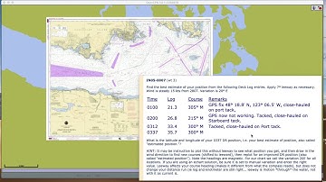 Plot DR track from Logbook with Leeway  IN05-0007