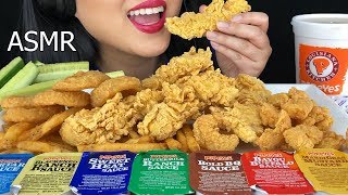 ASMR POPEYES FRIED CHICKEN, FRIED SHRIMP & ONION RINGS (Crunchy Eating Sounds) No Talking ASMR Phan