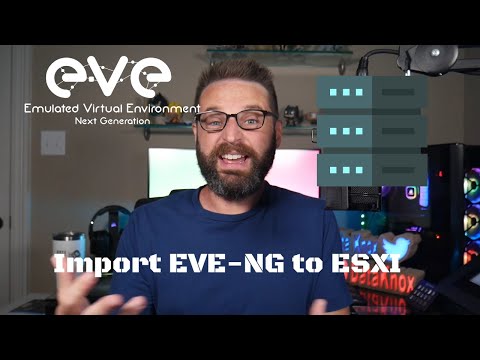 Import EVE-NG into ESXI Using an OVF